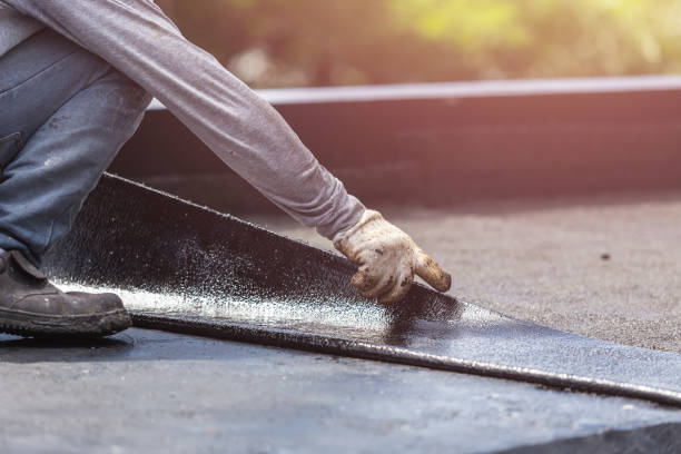 Professional Basement Waterproofing technician working in Hazel Park, MI